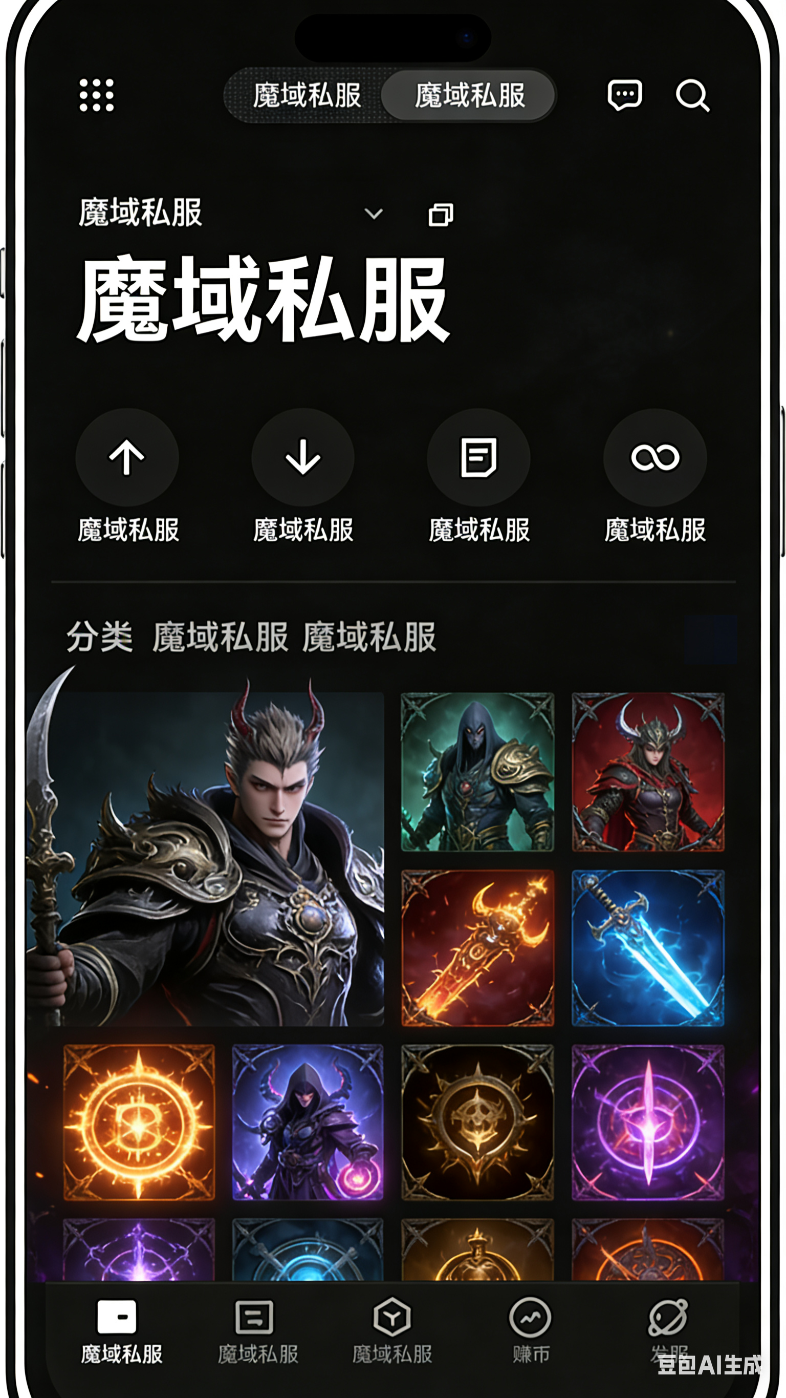 魔域私服军团组队刷BOSS截图